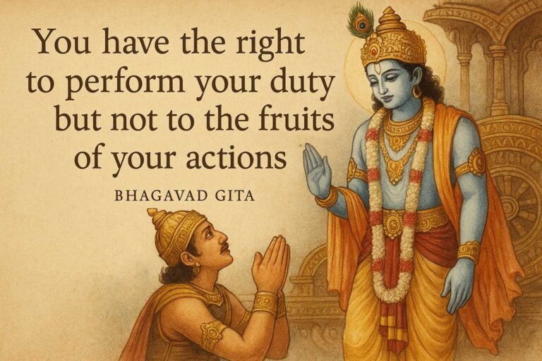 100+ Bhagavad Gita Quotes on Life, Karma, and Positive Thinking