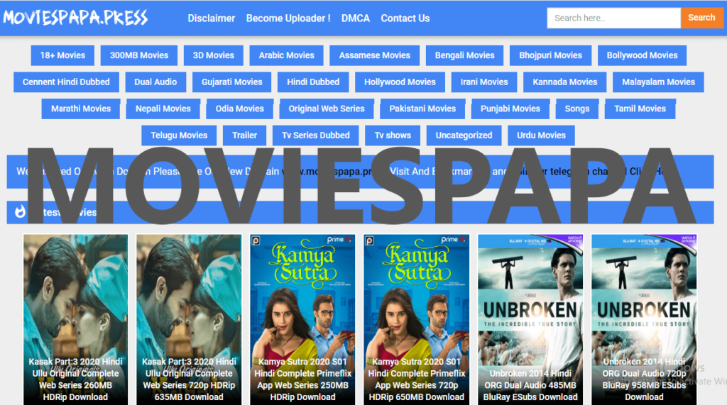 Moviespapa working