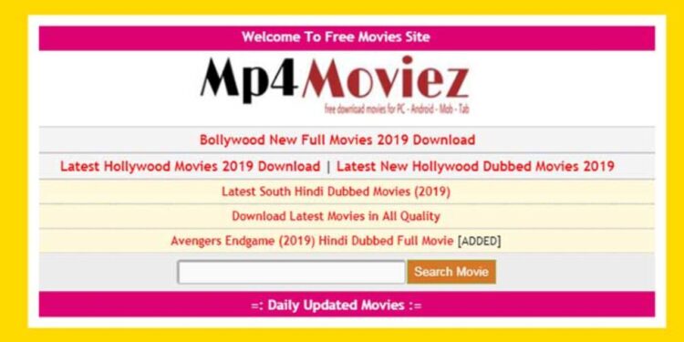 Latest Bollywood, Hollywood movie download on Mp4moviez