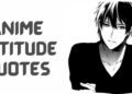 Anime Attitude Quotes In English