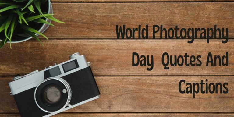Celebrate World Photography Day 2025 with Quotes & Captions