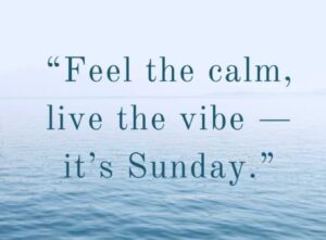 Sunday Vibes Quotes